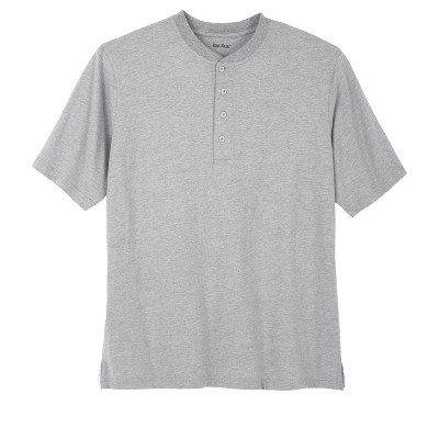 KingSize Men's Big & Tall Shrink-Less Lightweight Henley T-Shirt