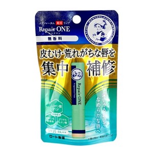Rohto Mentholatum Repair One Lip Balm SPF 25 PA++ ( Fragrance Free ) - Repair, Protect, and Perfect: Your Daily SPF Lip Powerhouse - 1 of 4