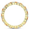 Pompeii3 1 cttw Citrine & Diamond Wedding Eternity Stackable Ring 10k Yellow Gold - 3 of 4