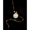 Clotth Women's Pendant Necklace Beaded Natural Stones with Pendant -18K Gold-Plated Non-tarnish Necklace 18" + 2” - 4 of 4