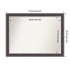 Amanti Art Ellie Non-Beveled Framed Bathroom Vanity Wall Mirror - 3 of 4