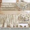 coucheta Rugs, Washable Modern Abstract Accent Carpet, Non-Slip Low Pile Indoor Area Rug for Kitchen Bedside Soft No-Shedding - 3 of 4