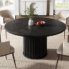 Tribesigns 47in Round Dining Table, Modern Kitchen Table for 4-6 People - 2 of 4