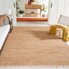 Vintage Leather W/ Fringes VTL501 Flat Weave Indoor Rugs - Safavieh - 2 of 4