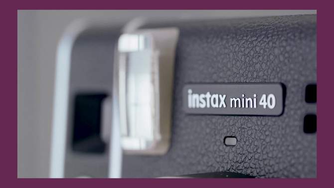 Fujifilm Instax Mini 40 Camera - Black, 2 of 16, play video