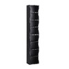 PDTEND 8-Tier Multi-functional Adjustable Ultra-Thin Bookshelf with Wavy Border Design for Home, Office, Display & Storage - 2 of 4
