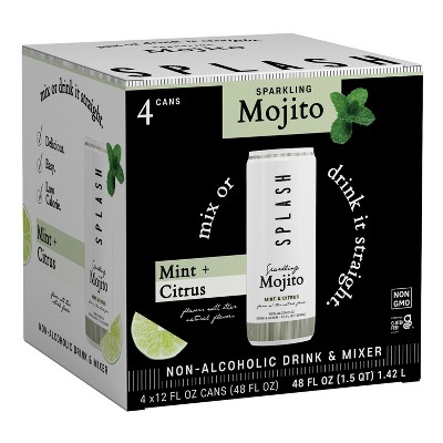 SPLASH Mixers Sparkling Mojito - 4-pack, 12 oz cans