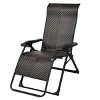 Costway Patio Rattan Zero Gravity Lounge Chair Folding Recliner Adjustable W/Headrest - 4 of 4