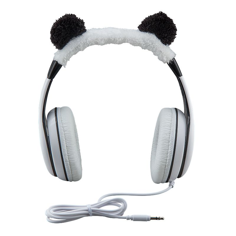 eKids Panda Wired Headphones for Kids, Over Ear Headphones for School, Home, or Travel  - White (KD-140PD.EXV9Z), 3 of 5