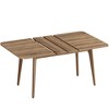 Extendable Dining Table for 4 to 8 People, 55.1 to 70.8 Inch Kitchen Table with Heat Resistant Top - 2 of 4