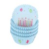 Unique Bargains Birthday Candle Print Disposable Baking Cups Greaseproof Paper Multicolor 1.97"x1.18" 100 Pcs - 3 of 4