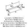 Amerock Farewind Pull for Cabinets, Drawers, and Furniture - 3 of 4