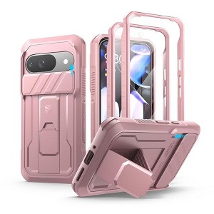Dexnor for Google Pixel 9 Case with Slide Camera Cover & Built-in Screen Protector & Heavy-Duty Kickstand,Full-Body Protective Cover - 1 of 1