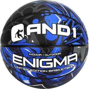 AND1 Enigma Basketball - Streetball for Indoor and Outdoor Use, Deep Channel Construction and Durability - 1 of 4