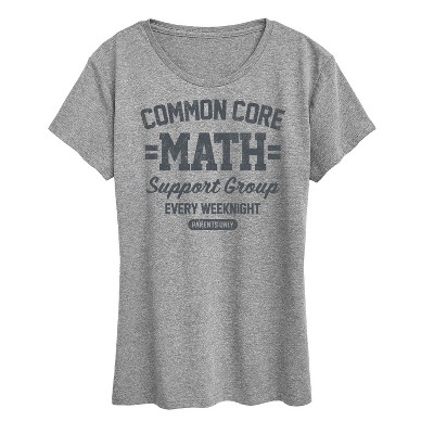 Women's - Instant Message - Math Support Group Short Sleeve Graphic T-Shirt