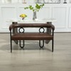 NicBex 46.46 Inch Small Loveseat Sofa Modern Upholstered Chenille Fabric 2 Seater Couch with Metal Legs for Living Room,Apartment - 2 of 4