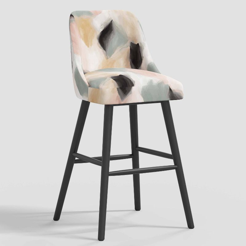 Geller Modern Counter Height Barstool in Abstract - Threshold™, 2 of 9