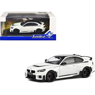 2023 BMW M2 M Performance (G87) Alpine White with Black Top 1/43 Diecast Model Car by Solido