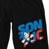 Sonic the Hedgehog 90s Sonic Men's Black Lounge Shorts - 2 of 4