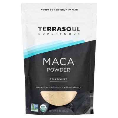 Terrasoul Superfoods Maca Powder, Gelatinized, 16 oz (454 g)