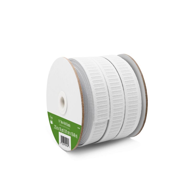 Dritz 18 yd 3/4&#34; Non-Roll Elastic- White, 2 of 4
