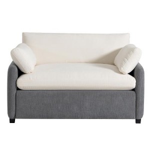 SYFERLORY [Video]50*43" Oversized Chenille Single Sofa Chair,Wide and Deep Seat Accent Chair - 1 of 1