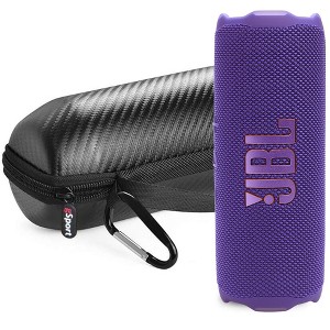 JBL FLIP 7 Waterproof Portable Speaker Bundle with gSport Carbon Fiber Case - 1 of 4