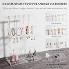 4-Tier Acrylic Jewelry Display Stand, Clear Organizer Tower for Necklaces, Bracelets, Earrings & Watches - 2 of 4