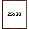 PosterPalooza | Classic Modern Brown Picture Frame - UV Acrylic, Foam Board Backing, Hanging Hardware - 2 of 4