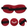 Unique Bargains Eyelash Pattern 3D Eye Mask 1 Pc - 3 of 4