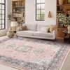 Coolmee Area Rugs for Living Room Non-Slip Backing Washable Rug Soft Carpet for Bedroom Dining Room Vintage - 2 of 4