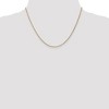 Black Bow Jewelry 1.2mm 14k Yellow Gold Solid Wheat Chain Necklace - 2 of 4