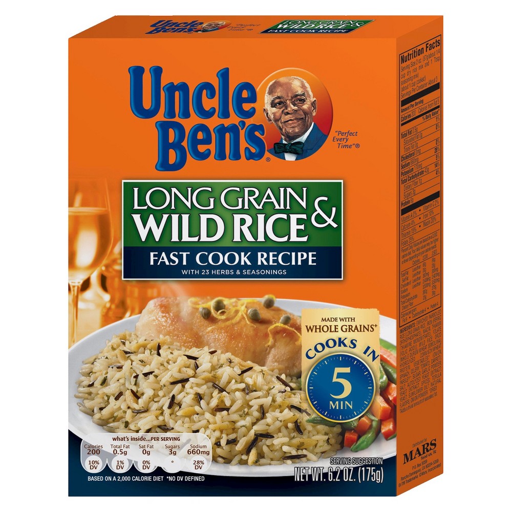 UPC 054800020119 - Uncle Ben's Long Grain & Wild Rice 6.2 oz ...
