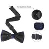 Allegra K Men's Pre-Tied Adjustable Polka Dots Tuxedo Work Party Prom Bow Ties - 3 of 4