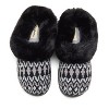 Dearfoams Women's Hannah Festive Knit Clog House Shoe Slipper - 4 of 4