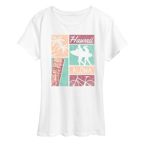 Women's - Instant Message - Retro Summer Design Short Sleeve Graphic T-Shirt - 1 of 4