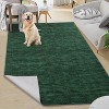 Acekool 10x13 Washable Area Rug, Modern Solid Color, Non-Slip, Low Pile, Soft Touch Carpet for Living Room, Bedroom, Apartment - 3 of 4