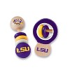 BabyFanatic Wood Rattle 2 Pack - NCAA LSU Tigers Baby Toy Set - 2 of 4