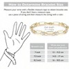 Paperclip Bracelet for Women, Chain Couple Jewelry Gift for Girls - 2 of 4
