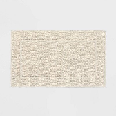 Bath Bliss Sanitized Non-Slip Bath Mat - White