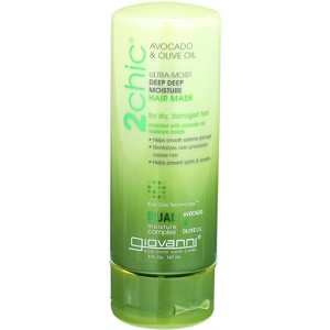 GIOVANNI ECO CHIC HAIR MASK, 2CHIC ULTRA-MOIST DEEP DEEP MOISTURE MASK, 5 oz (pack of 3) - 1 of 3