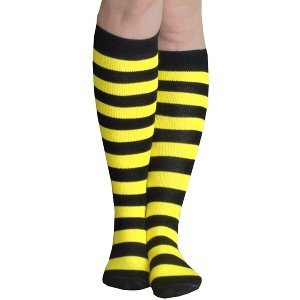 Striped Patterned Knee High Socks from the Sock Panda (Women's Sizes, Adult Medium) - 1 of 3