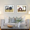 2Piece Vignette Mail Pouch Barn & Buck County Bridge White Framed Wall Art for Living Room, Bedroom Wall Art Print for Home Decor by Billy Jacobs - 3 of 4
