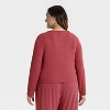 Women's Ribbed Pajama Cardigan - Auden™ - 2 of 3