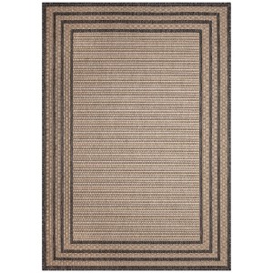 Liora Manne Monaco  Indoor/Outdoor Area Rug  Taupe.. - 1 of 4