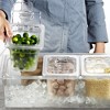 Aoibox Commercial Spice Rack Set with NSF Certified Polycarbonate Organizer Shelf, 3 Pans & 3 Ladles, Countertop Holder for Seasoning, Freezer Safe - 4 of 4