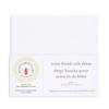 Burt's Bees Baby® Organic Mini Crib Sheet - Solid White - 3 of 3