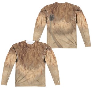 Men's The Wizard Of Oz Cowardly Lion Costume Long Sleeve Costume T-Shirt - 1 of 4