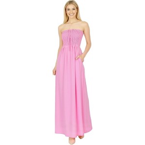pink bow prom dress Sherri Hill 56036 - Strapless Bow Accented Prom Gown