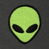 Dalix Alien Embroidery Relaxed Hoodie Soft Fleece Sweatshirt Drawcord Fit Lounge Mens - 2 of 4